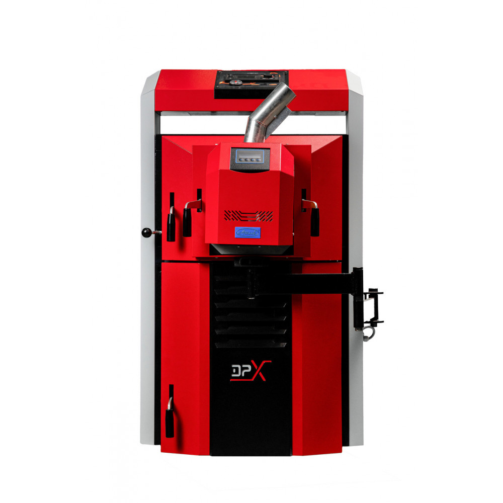 Котел піролізний комбінований ATTACK DPX 30 COMBI PELLET (30 кВт) на дрова та пелети + бункер 500 л + шнек 2953527583-01