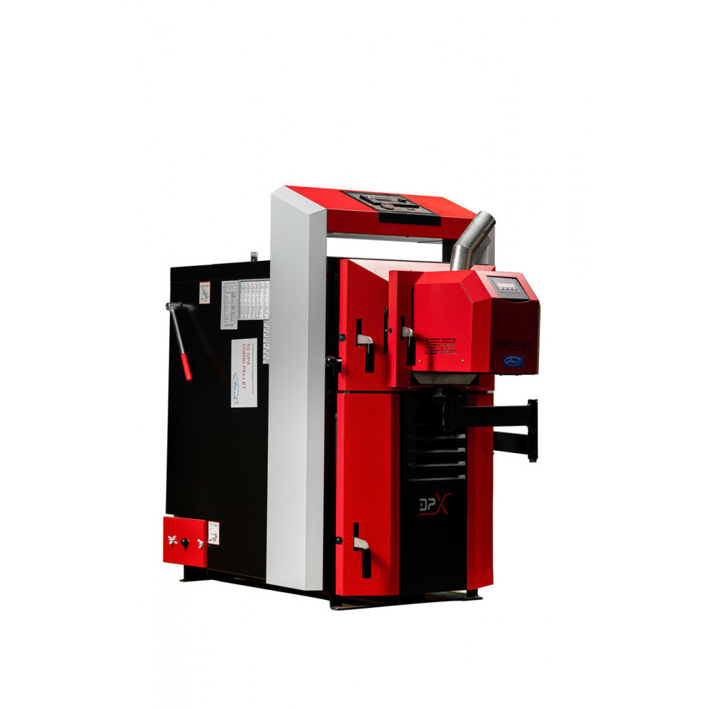 Котел піролізний комбінований ATTACK DPX 50 COMBI PELLET (50 кВт) на дрова та пелети + бункер 500 л + шнек 2953527593-01