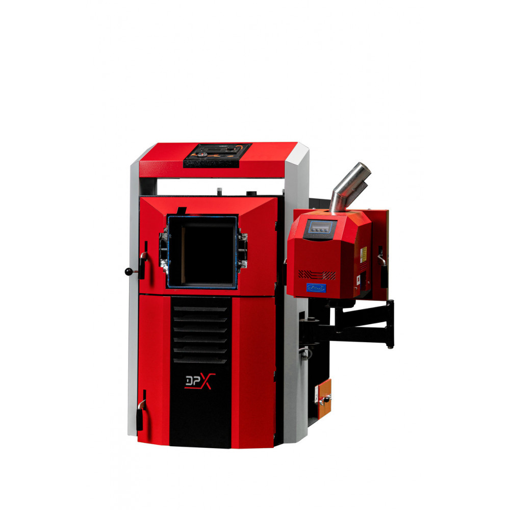 Котел піролізний комбінований ATTACK DPX 50 COMBI PELLET (50 кВт) на дрова та пелети + бункер 500 л + шнек 2953527593-01