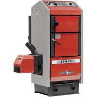 Котел на пелетах ATMOS D 50 P + бункер 500л + шнек 1,7м