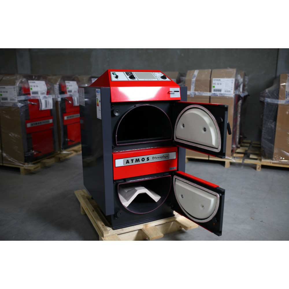 Котел твердопаливний піролізний ATMOS DC 25 S (25 кВт) на дровах 2884638216-01
