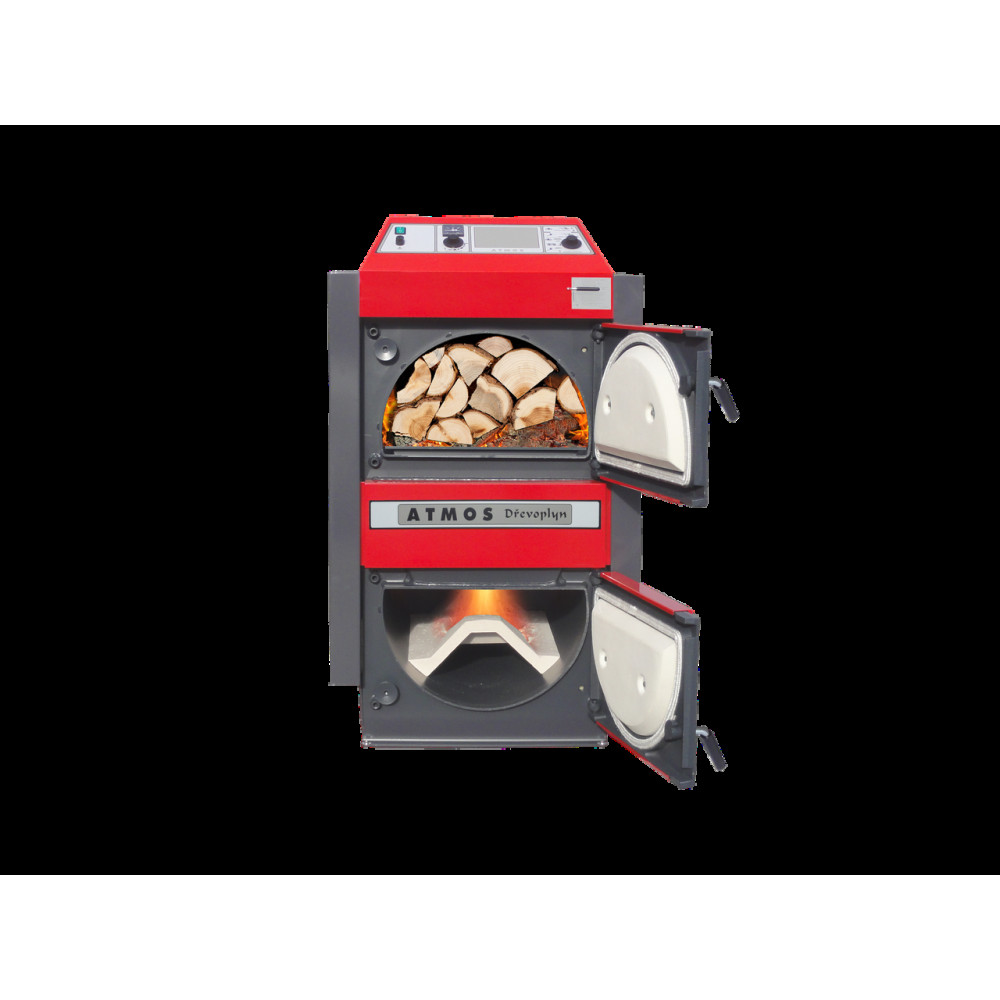 Котел твердопаливний піролізний ATMOS DC 25 S (25 кВт) на дровах 2884638216-01