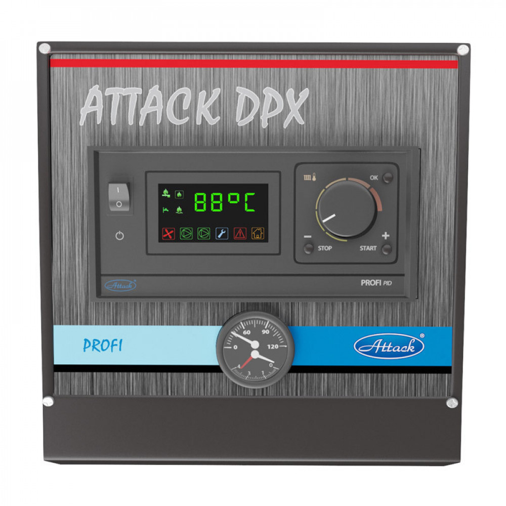 Котел твердопаливний піролізний ATTACK DP 45 Profi (45кВт) на дровах 2884638227-01