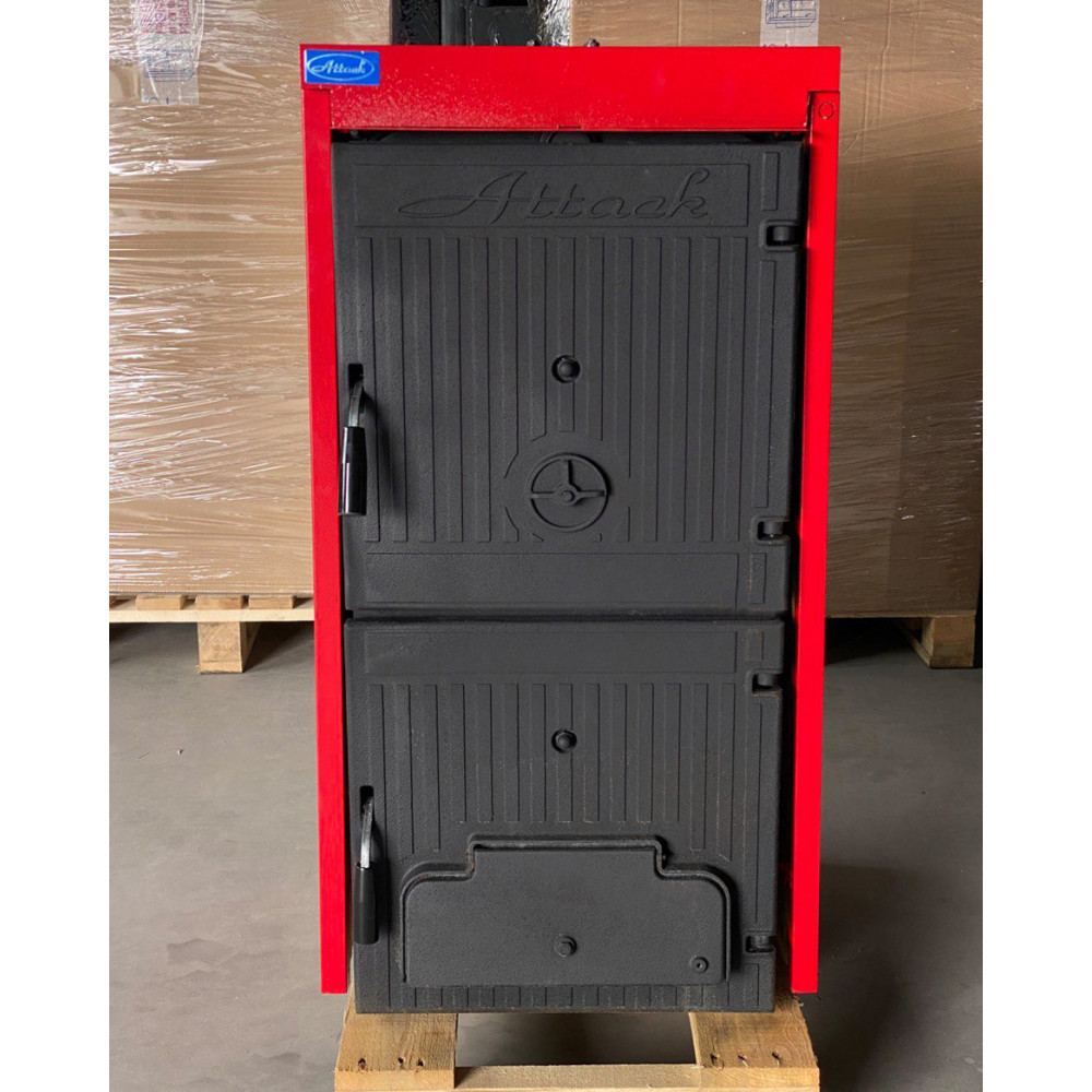 Твердопаливний чавунний котел ATTACK FS Solid Fire 5 секції (потужність 26кВт) 2884638237-01