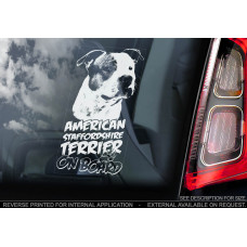Американський Стаффордширський Тер'єр (American Staffordshire terrier) стикер