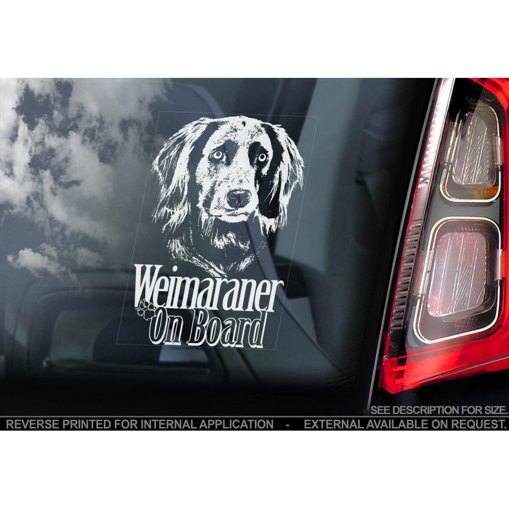 Веймаранер, веймарська легая (довжинношерста) (Weimaraner) стикер 2536582460