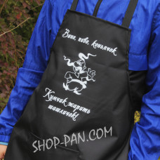 Фартух з вашим принтом ВІНО, ПІВО, КОН'ЯЧОК