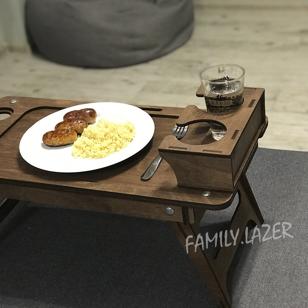 Столик-поднос с УФ-печаткой для завтраков, Столик для ТВ, Столик для ПК, Столик для ноутбука SP00712