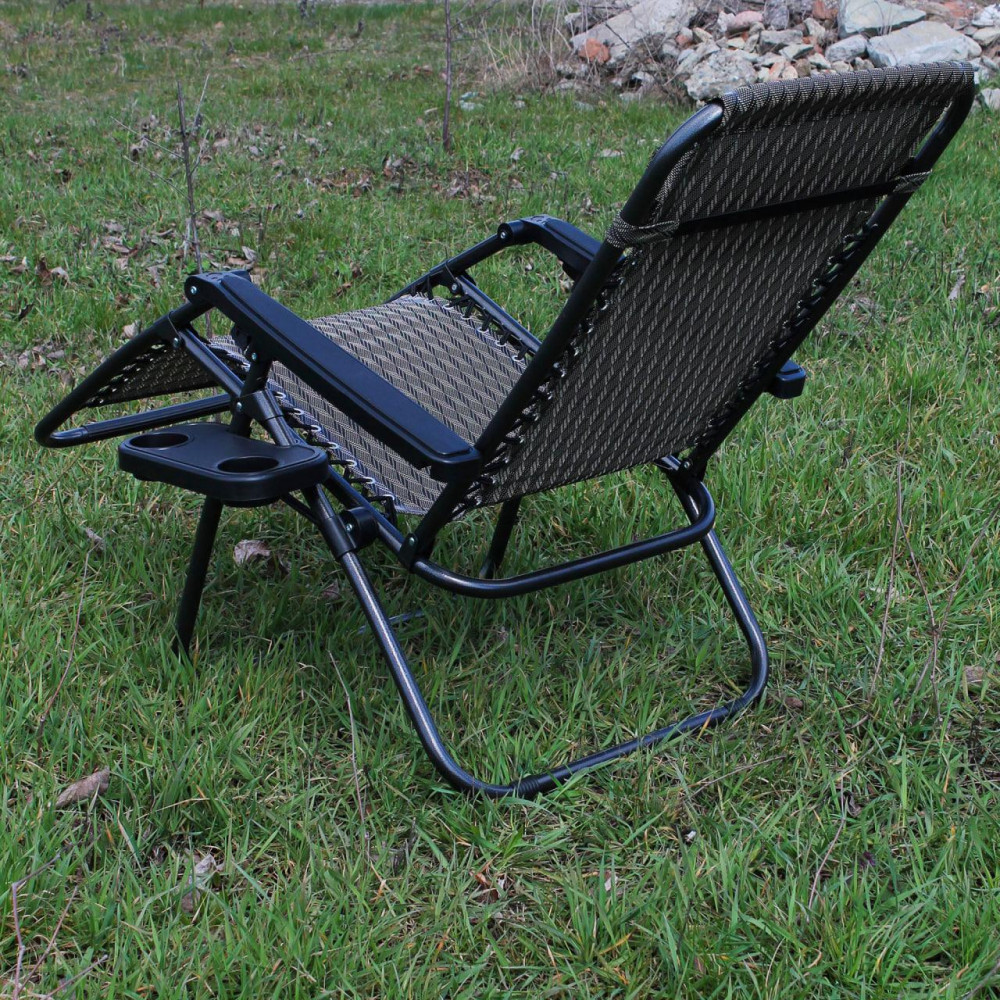 Крісло шезлонг + підставка під стакани 2425829588