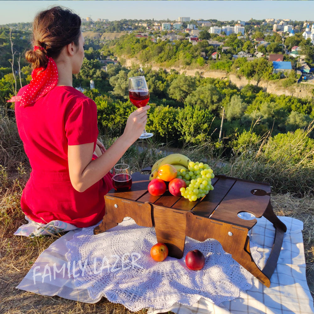 Стіл-трансформер, Дерев'яний столик-кошик 2425823549