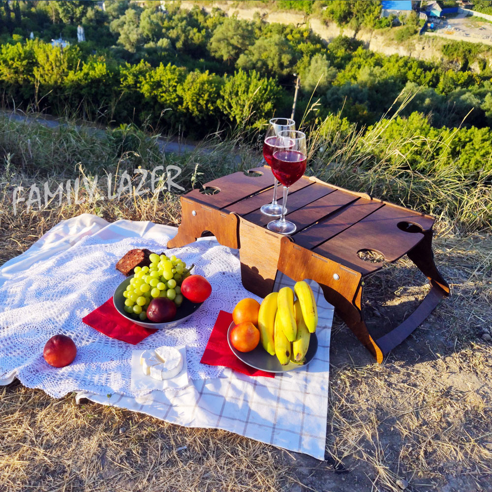 Стіл-трансформер, Дерев'яний столик-кошик 2425823549