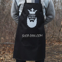 Фартук с вашим принтом - Chef от бога