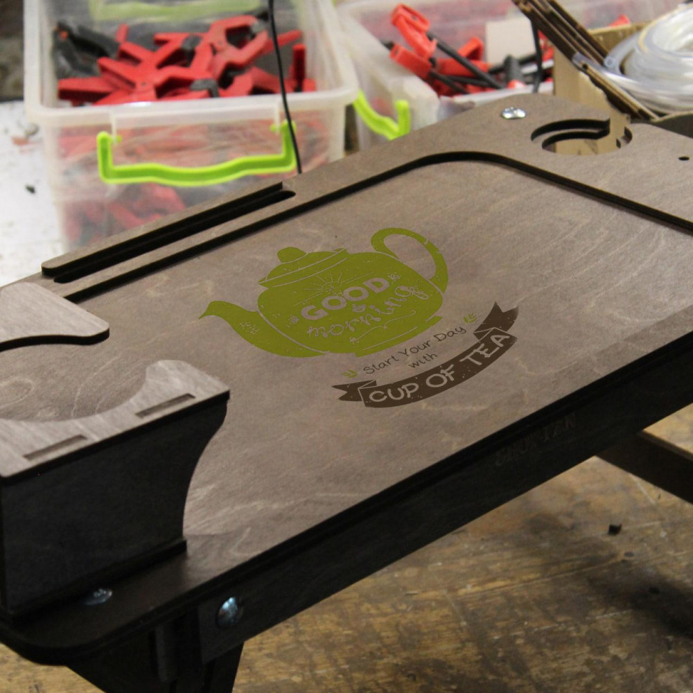 Столик-поднос с УФ-печаткой для завтраков, Столик для ТВ, Столик для ПК, Столик для ноутбука SP00712