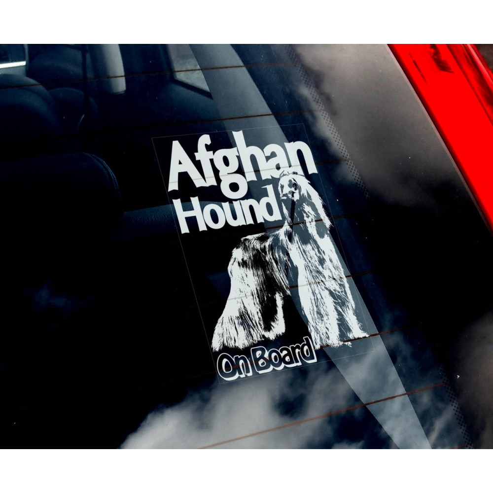 Афганська борзая (Afghan Hound) стикер 2536582283