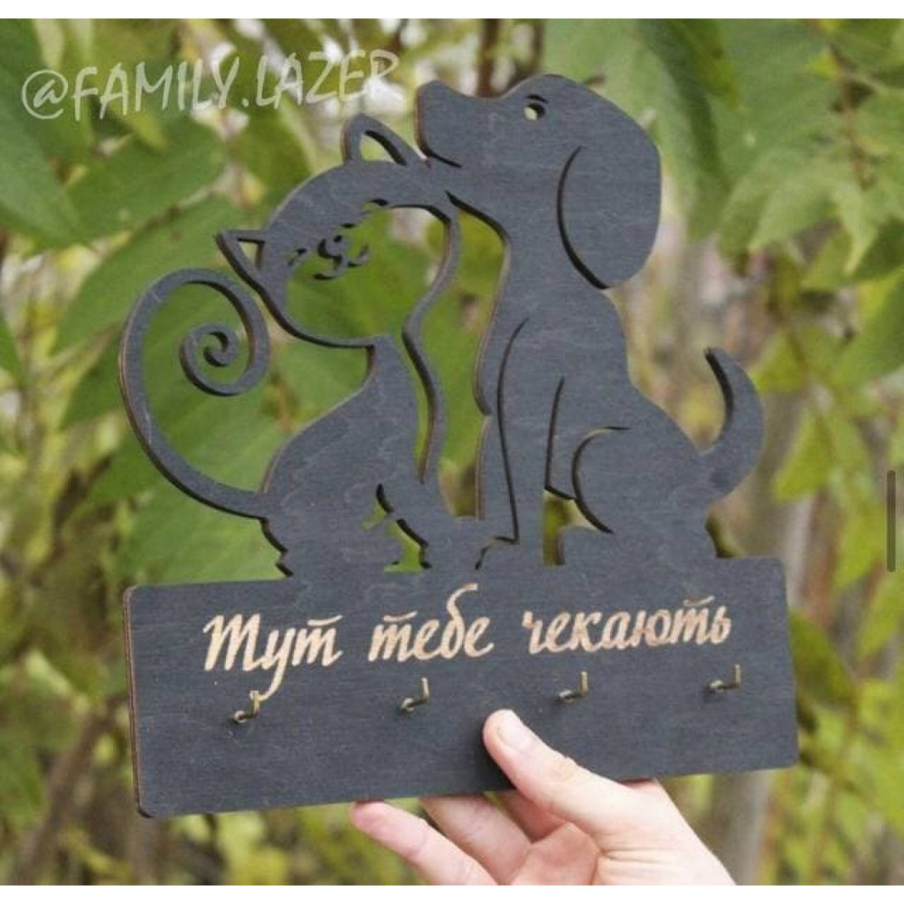 Ключниця, Ключниця настінна, настінна ключниця з дерева (01) 3097085576
