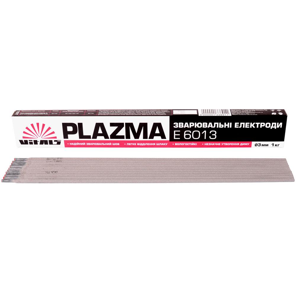 Електроди зварювальні Vitals Plazma E6013, d 3 мм, 1 кг 000133891