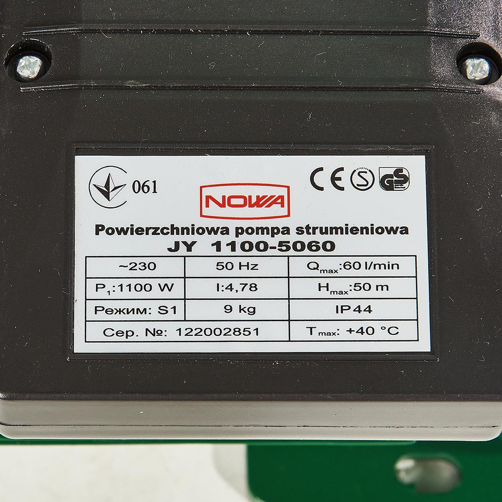 Насос поверхневий струминний NOWA JY 1100-5060 000148878