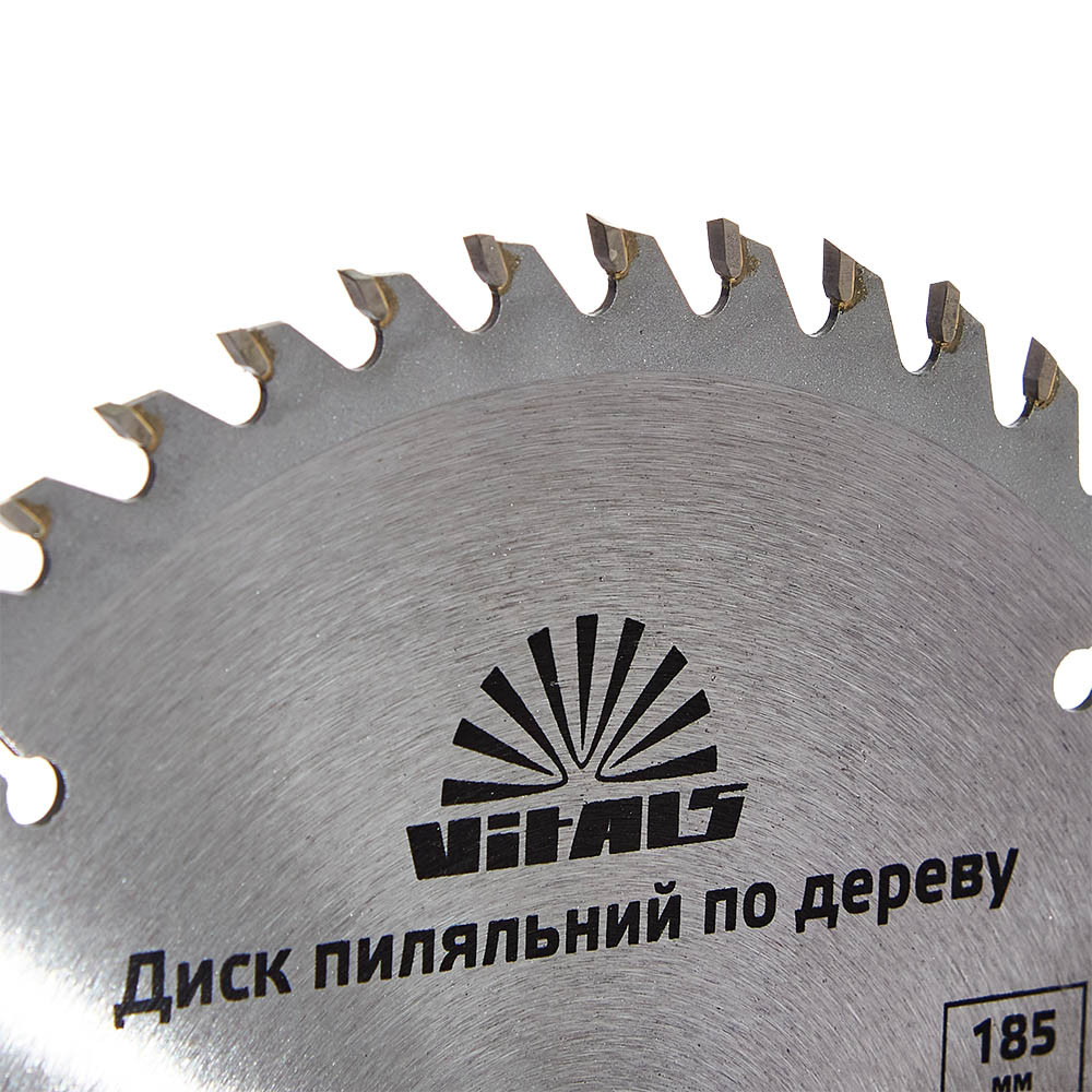 Диск пиляльний Vitals по дереву 185x20/16, ATB 48 000168136