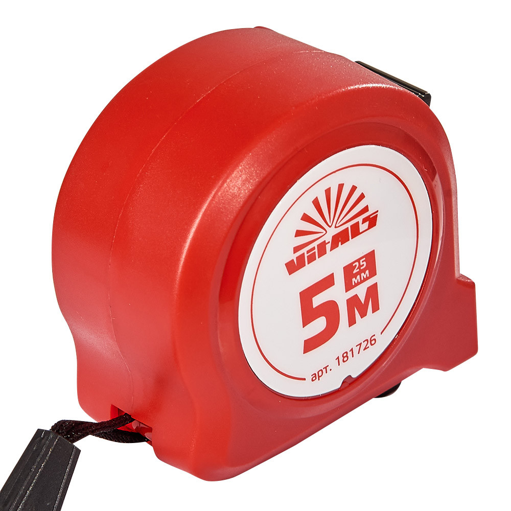 Рулетка 5 м × 25 мм Vitals 000181726