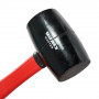 Киянка гумова 450 г чорна, фіберглас Vitals Master 000181817
