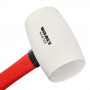 Киянка гумова 450 г біла, фіберглас Vitals Master 000181821