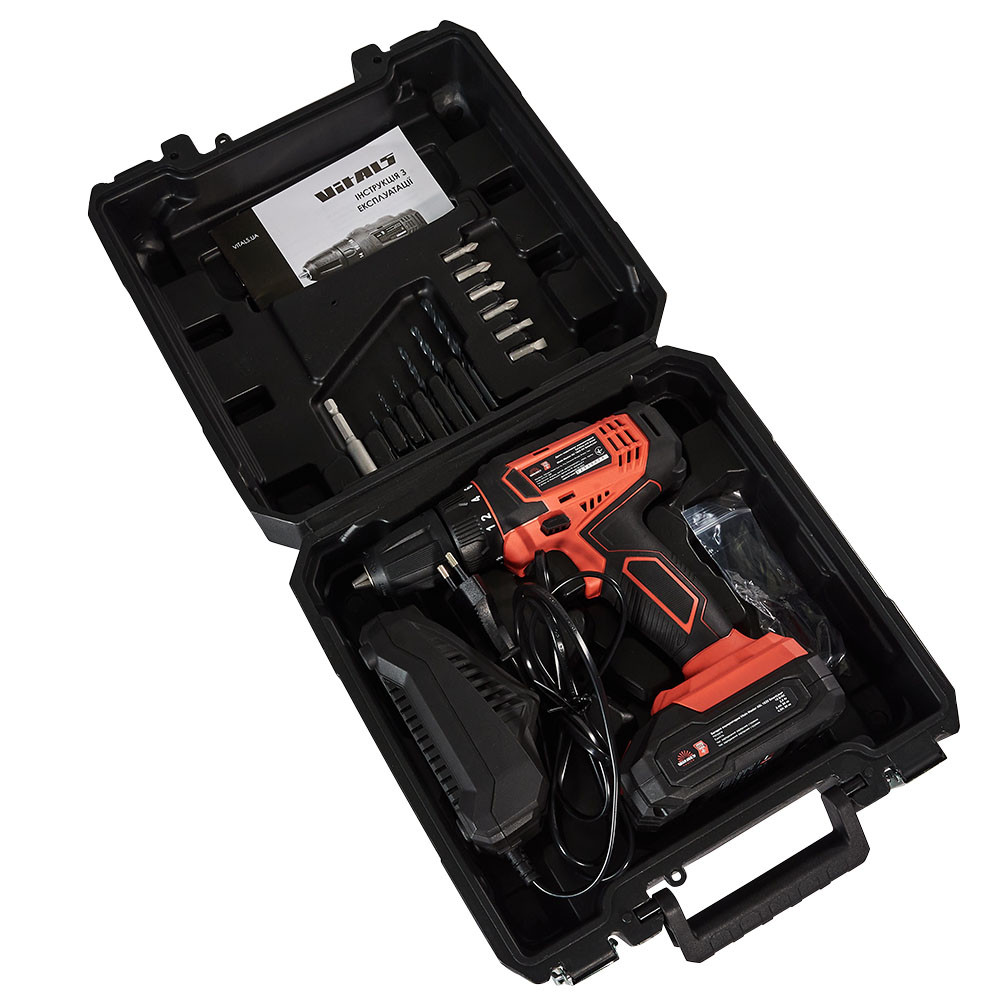 Дриль-шурупокрут акумуляторний Vitals Master AU 1825 Kit SmartLine+ 000184442