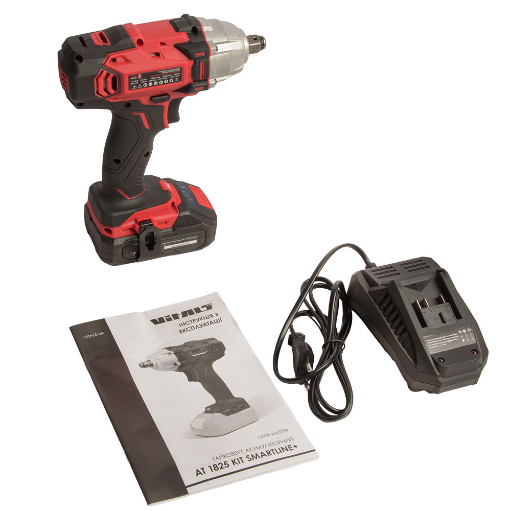 Гайкокрут акумуляторний Vitals Master AT 1825 Kit SmartLine+ 000184448
