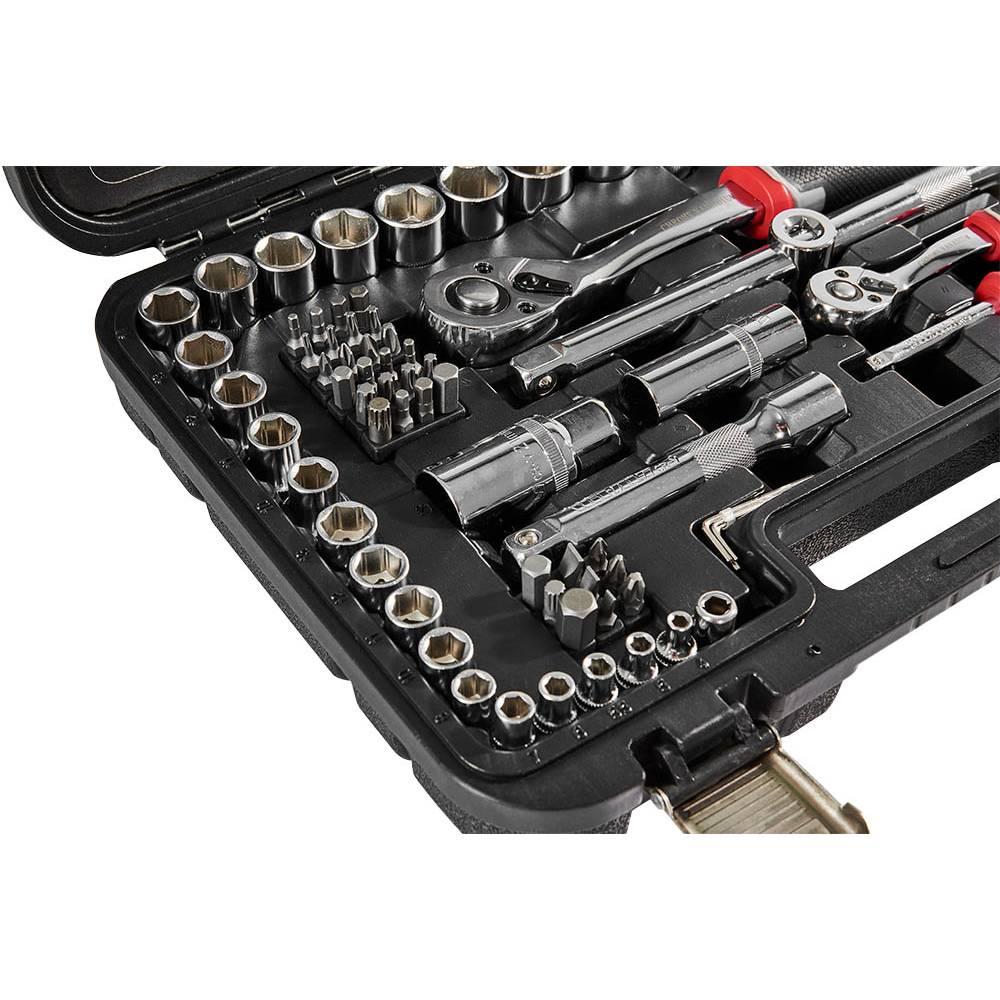 Набір головок торцевих 1/4″ та 1/2″ 73 предмети Vitals Master 000186166