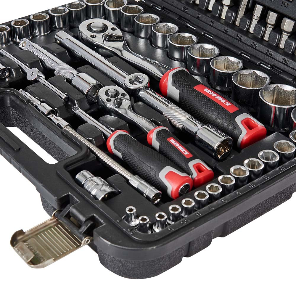 Набір головок торцевих 1/4″ та 1/2″ 94 предмети Vitals Master 000186168