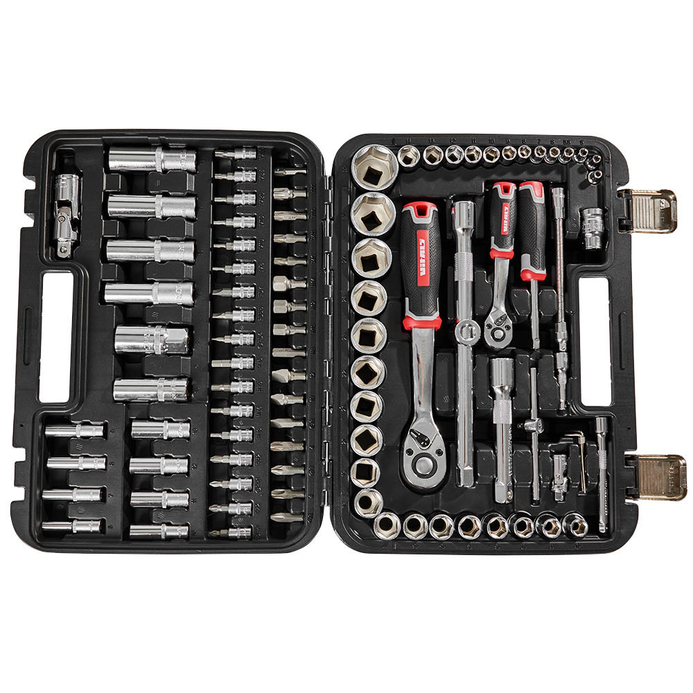 Набір головок торцевих 1/4″ та 1/2″ 94 предмети Vitals Master 000186168