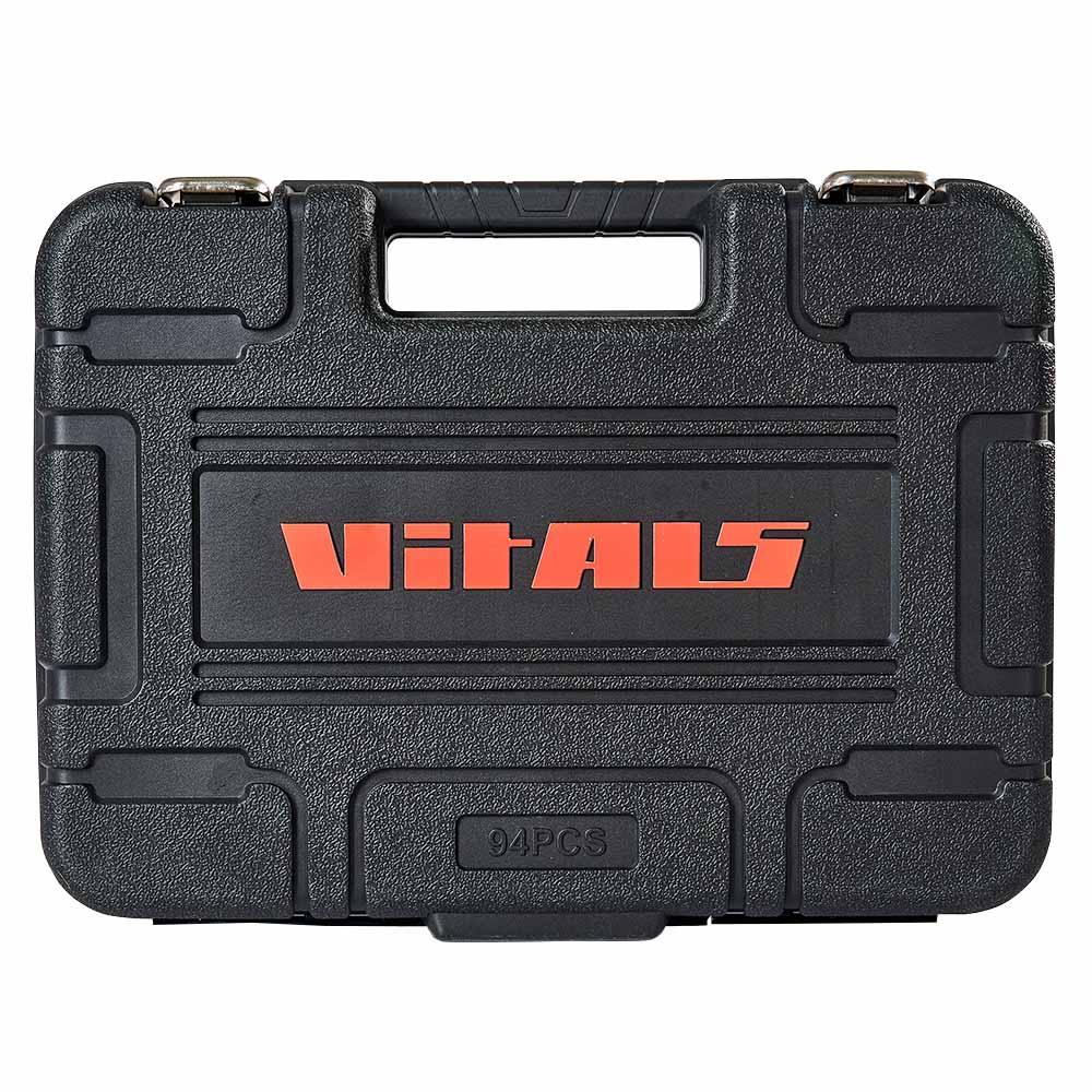 Набір головок торцевих 1/4″ та 1/2″ 94 предмети Vitals Master 000186168