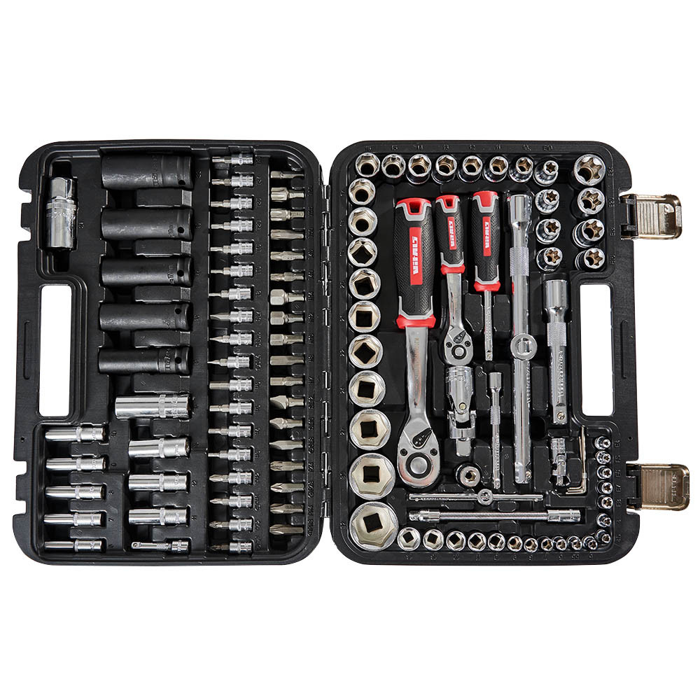 Набір головок торцевих 1/4″ та 1/2″ 111 предметів Vitals Master Impact + Superlock 000186169
