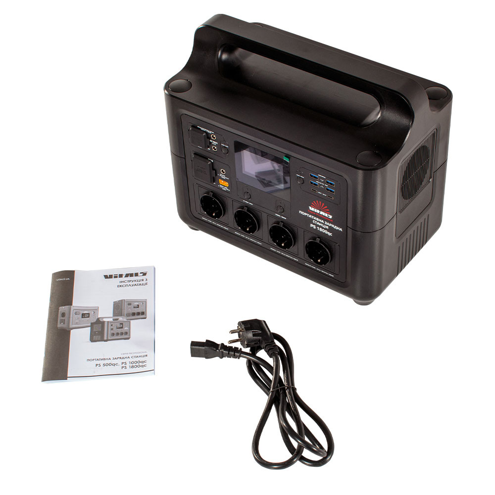 Портативна акумуляторна станція Vitals Professional PS 1800qc 000223638
