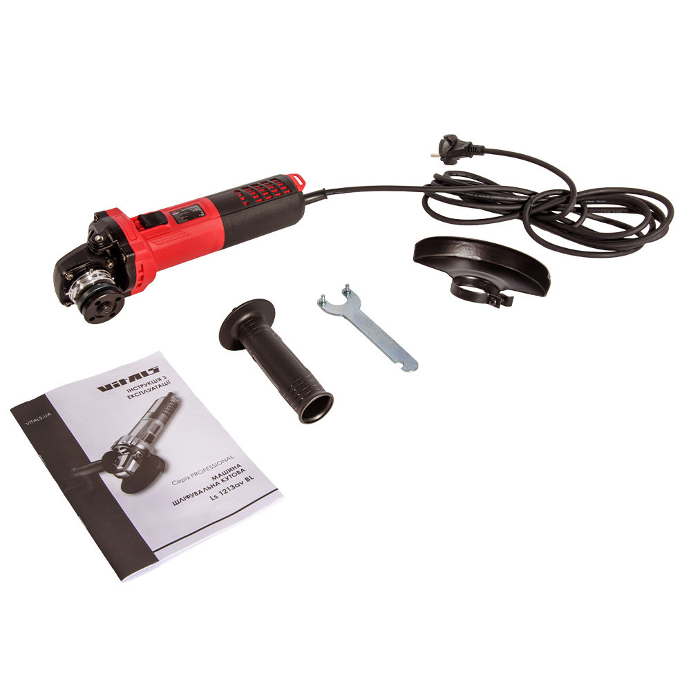 Машина шліфувальна кутова Vitals Professional Ls 1213av BL 000235982
