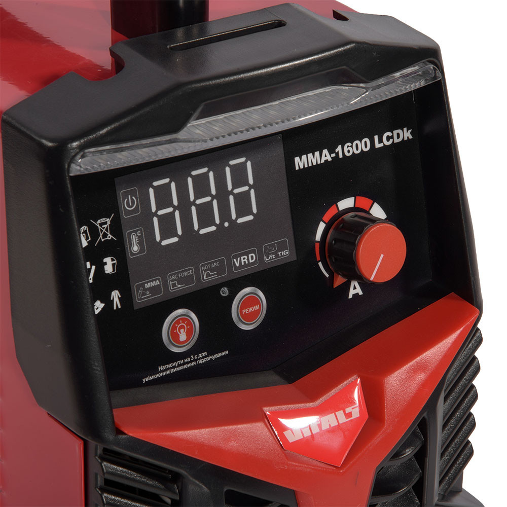 Зварювальний апарат Vitals MMA-1600 LCDk 000241886
