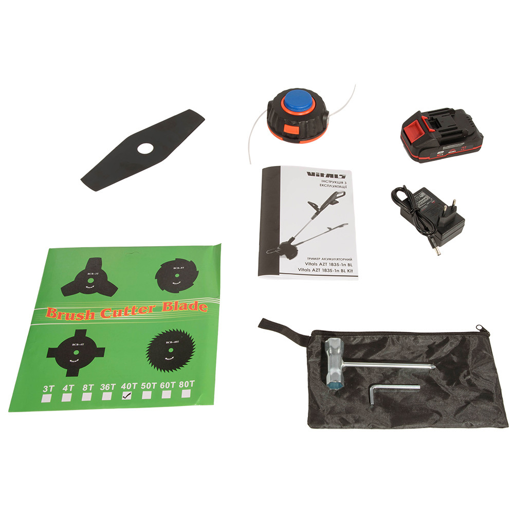 Тример акумуляторний Vitals AZT 1835-1n BL Kit 000243558