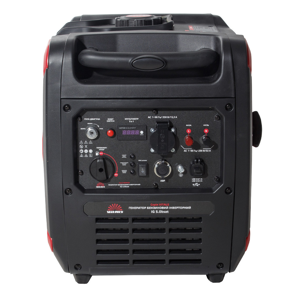 Генератор бензиновий інверторний Vitals Master IG 5.0gsat 000250586