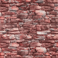 Самоклеящаяся декоративная 3D панель 700х770х5мм Матовый камень (060M) SW-00000635