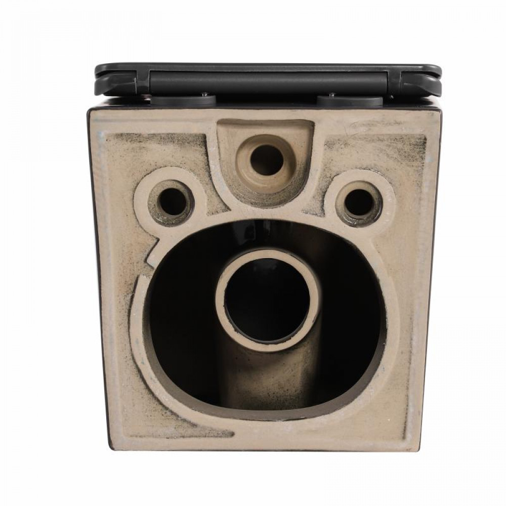 Унітаз підвісний Tern Ultra Quiet 490×365×325 мм, Anthracite, з сидінням Slim Duroplast / Soft-close / Quick Release QT17332303ASAN Qtap SD00054288