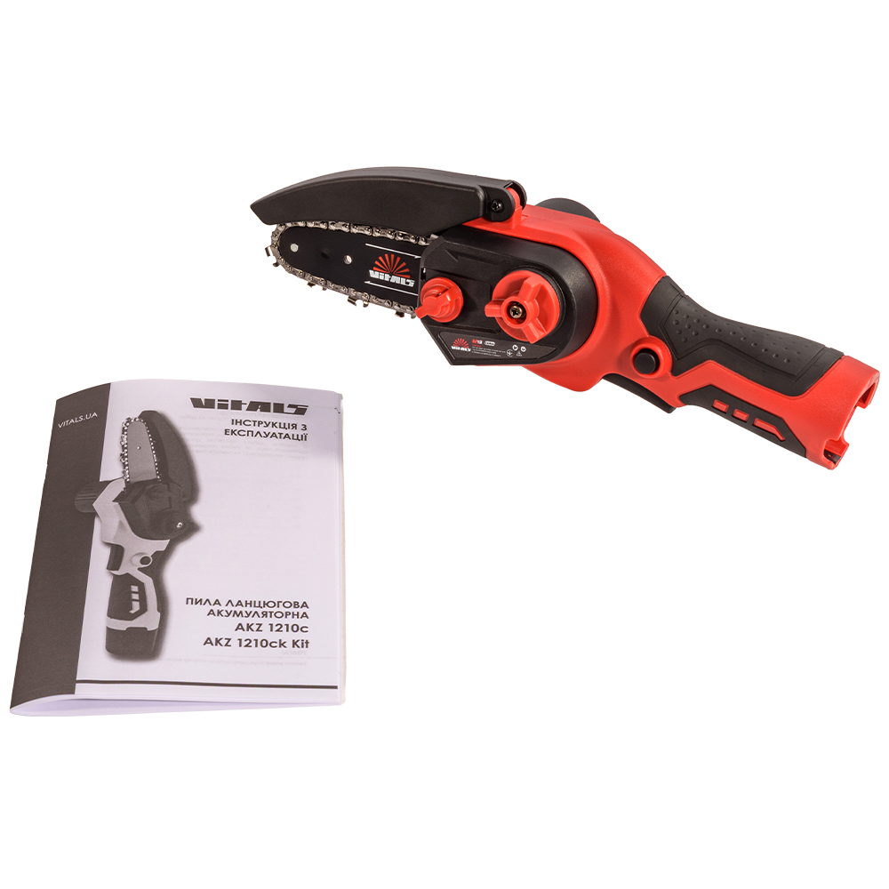 Пила ланцюгова акумуляторна Vitals AKZ 1210c 000235288
