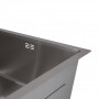 Мийка для кухні інтегрована під стільницю Lidz Handmade H4843 Brushed Steel 3,0/1,0 мм LDH4843BRU49441 SD00055565