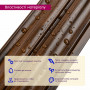 Рейка декоративная PS 2900х119х12мм Бронзовый венге SW-00002144- SW-00002144