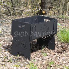 Мангал розбірний з індивідуальним гравіюванням - на подарунок