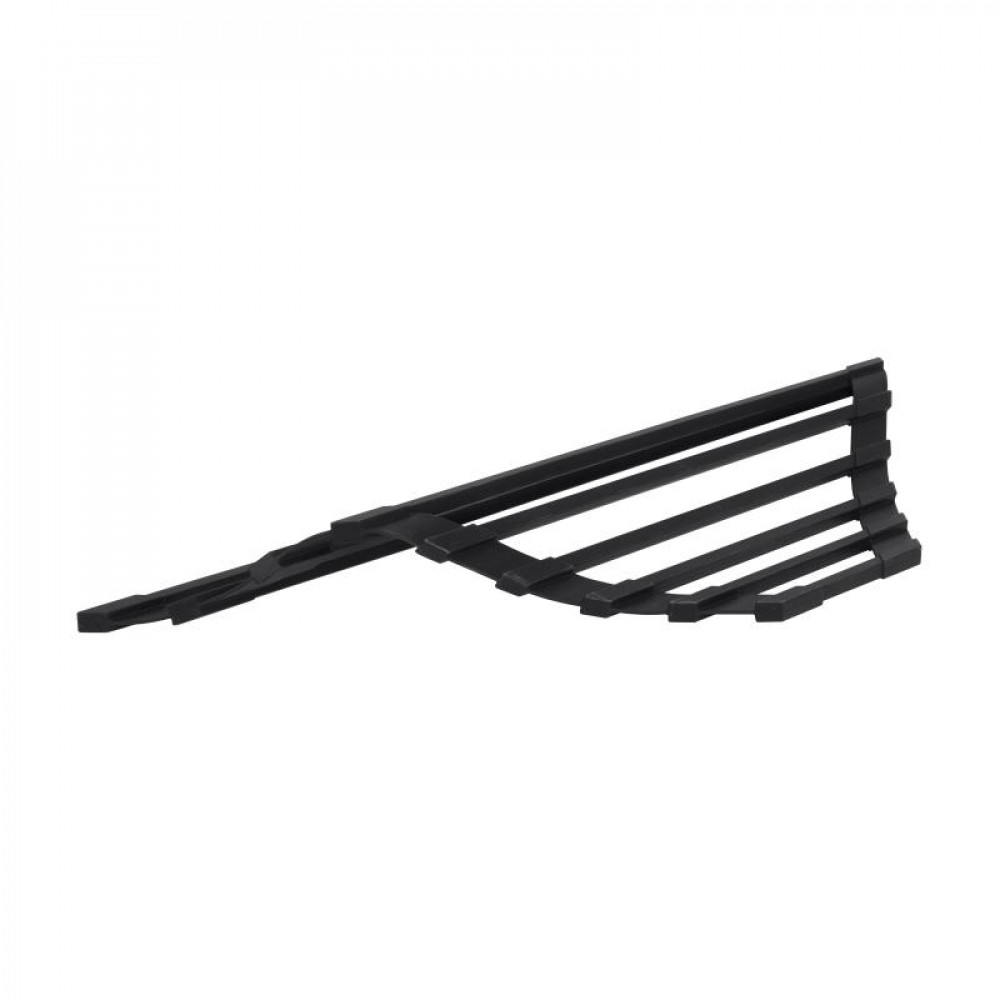 Сушарка на кухонну мийку кутова Lidz Acsis LA18 Black, квадратна основа, для посуду 430х175 мм LDACSLA18BLM49771 SD00055895