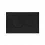Клавіша змиву Qtap Standard 152x236x28 мм, Matt Black, кругла QTSTD164BLM49470 SD00055594