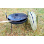 Сковорода маленька з кришкою та чохлом із диска борони туристична 2425819314