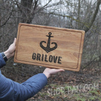 Кухонна дошка з гравіюванням