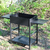 Мангал разборной Степ, со столиком на 8 шампуров