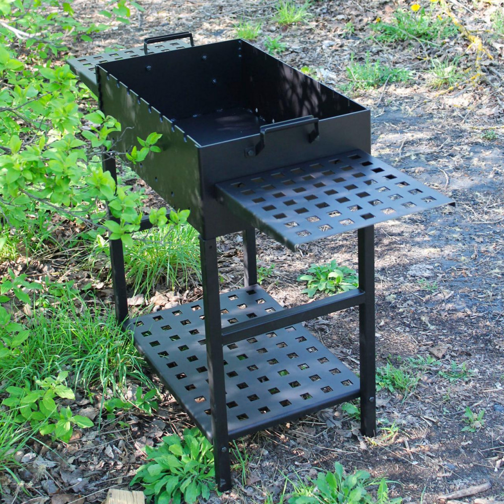 Мангал розбірний Степ, зі столиком на 8 шампурів 2425829590