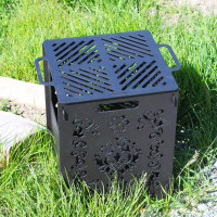 Кошик для вогню розбірний фарбований